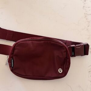 Lululemon Red Merlot Everywhere Belt Bag